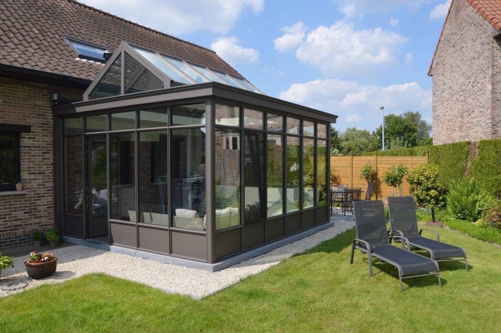 Остекление беседки алюминиевым профилем