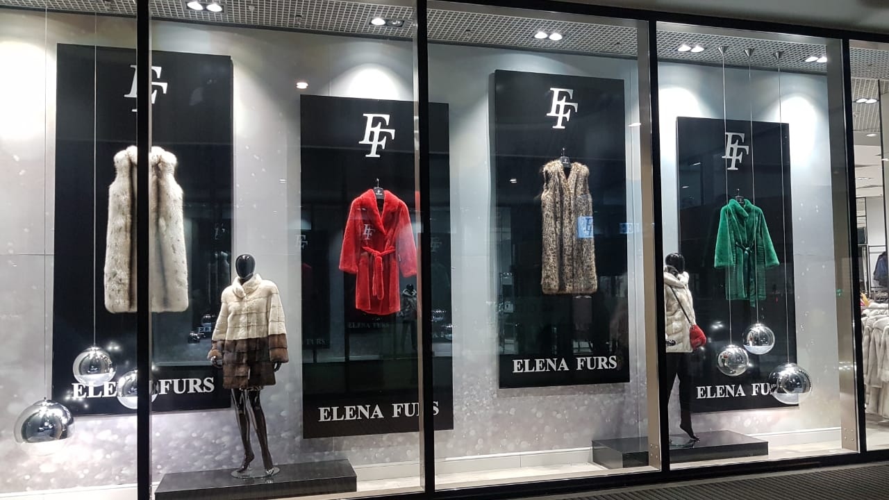 Витрины из алюминия