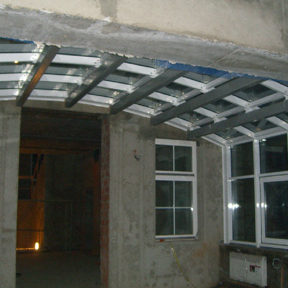 Зимний сад в коттедже-7