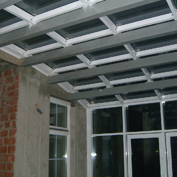 Зимний сад в коттедже-11